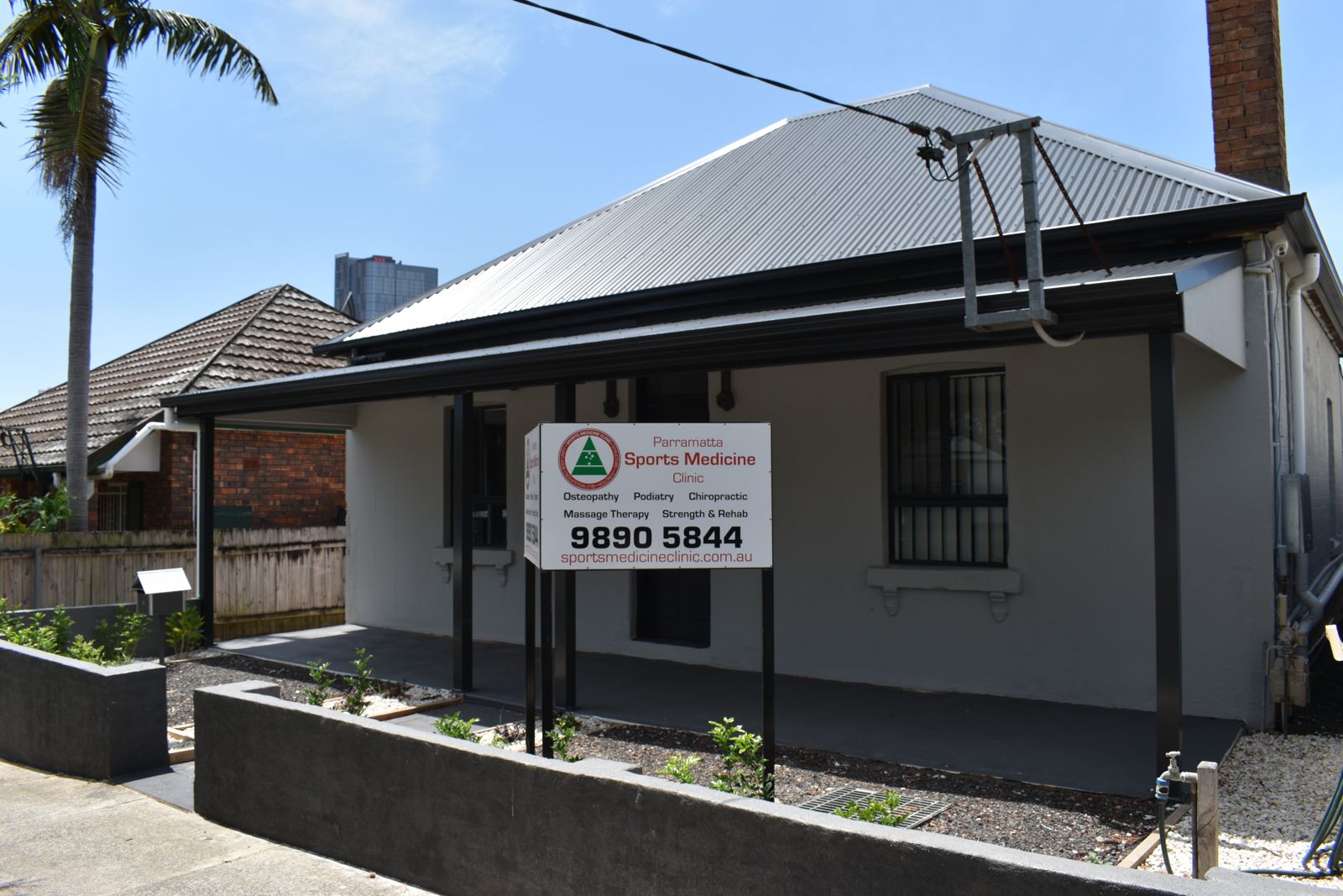 The front of the Parramatta clinic at 10 Alma Street