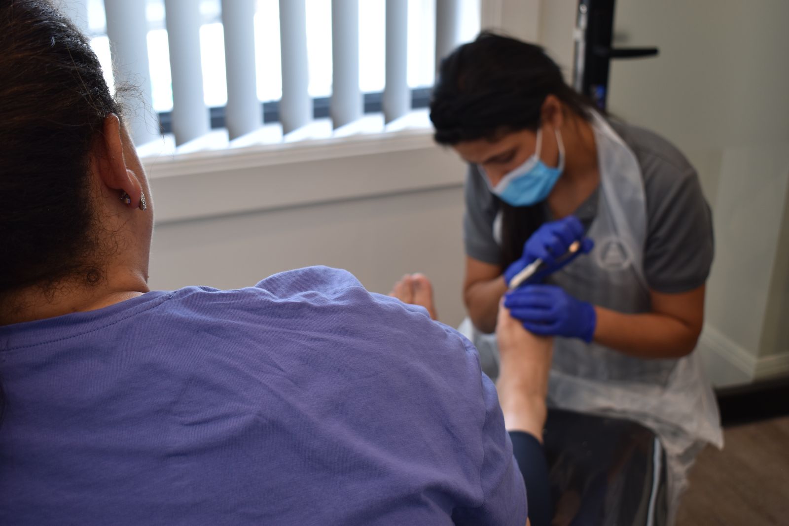 Podiatry treatment at the Parramatta clinic