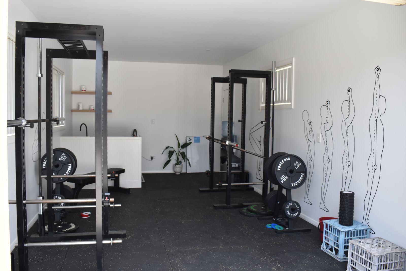 The strength and rehab room