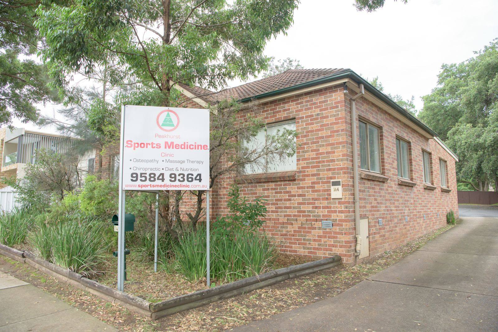 The Peakhurst clinic at 144 Boundary Road