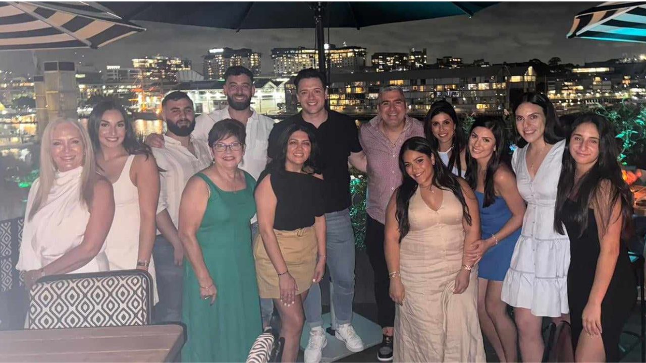 The Sports Medicine Clinic team on a night out together